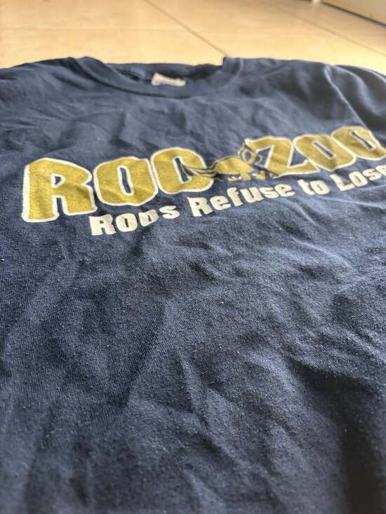 Gildan Other - Super crazy Vintage Gildan Ultra Blend Akron Football Roc Zoo T-Shirt XL Navy Bl